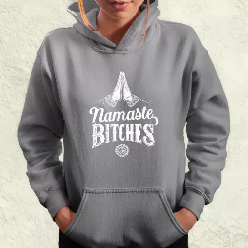 Namaste bitches női pulóver