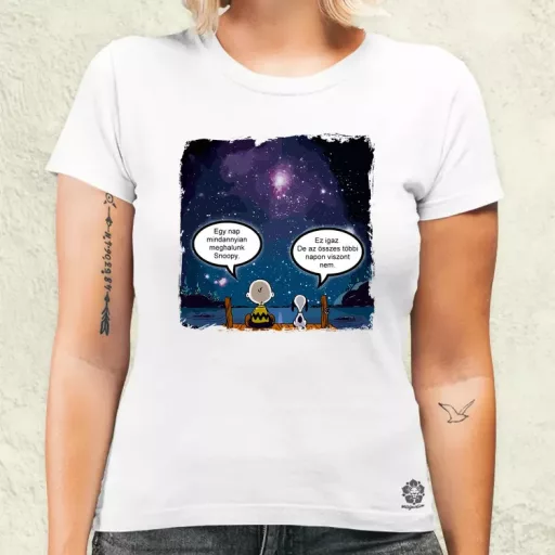 Snoopy élet női póló