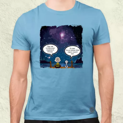 Snoopy élet férfi póló