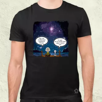 Snoopy élet férfi póló