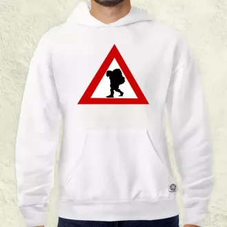Vigyázz Troll férfi pulóver