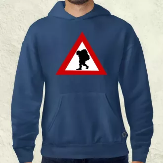 Vigyázz Troll férfi pulóver