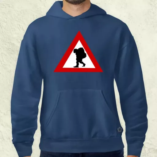 Vigyázz Troll férfi pulóver