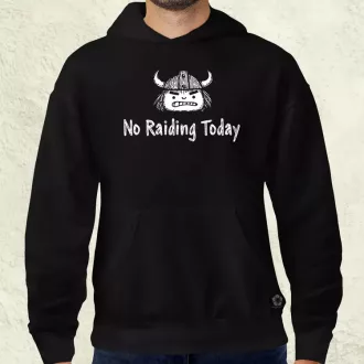 No raiding today férfi pulóver