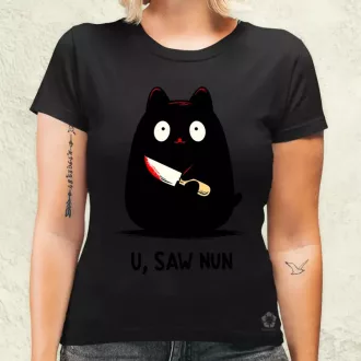 U saw nun női póló