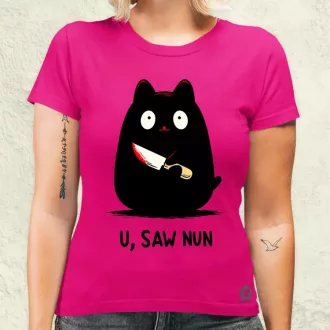 U saw nun női póló