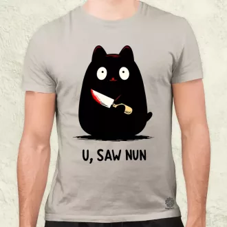 U saw nun férfi póló