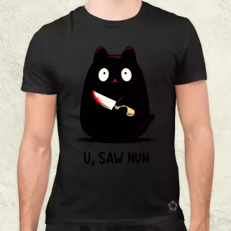 U saw nun férfi póló