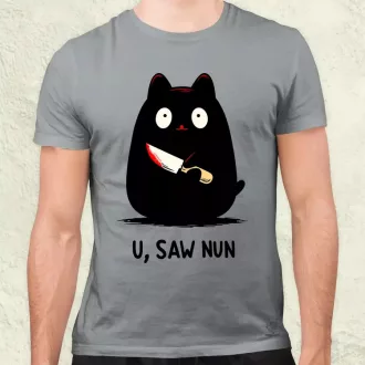 U saw nun férfi póló