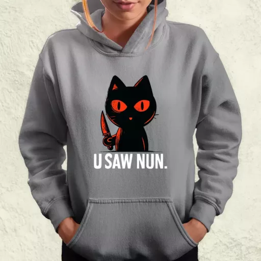 U saw nun fekete női pulóver