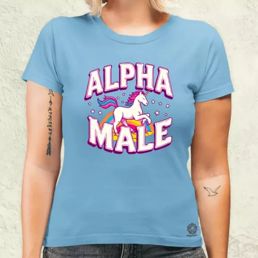 Alpha Male Retro női póló