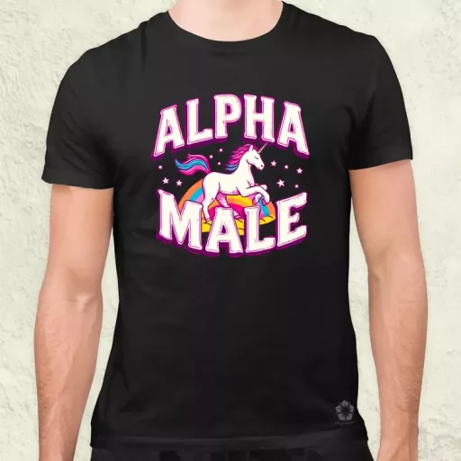 Alpha Male Retro férfi póló
