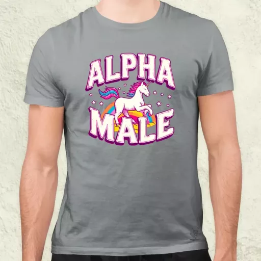 Alpha Male Retro férfi póló