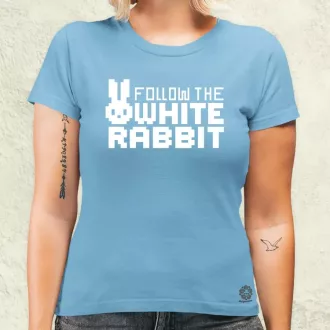 Follow the White Rabbit női póló