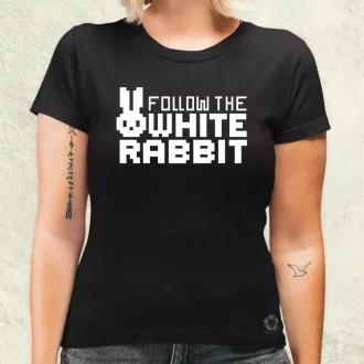 Follow the White Rabbit női póló