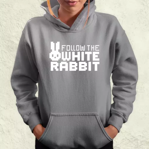 Follow the White Rabbit női pulóver