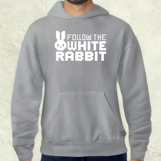 Follow the White Rabbit férfi pulóver