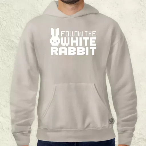 Follow the White Rabbit férfi pulóver