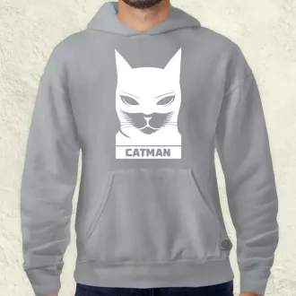 Catman fehér férfi pulóver