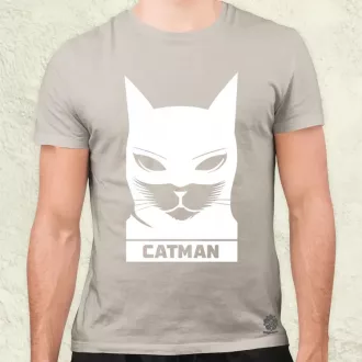 Catman fehér férfi póló