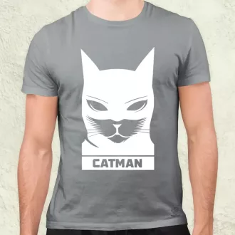 Catman fehér férfi póló