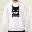 Catman fekete férfi pulóver