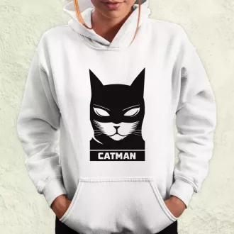 Catman fekete női pulóver