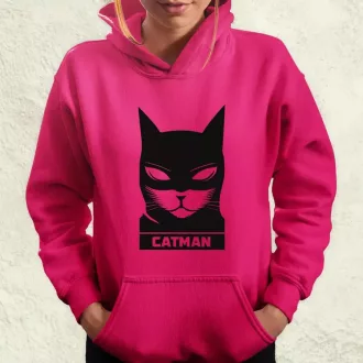 Catman fekete női pulóver