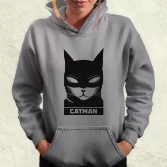 Catman fekete női pulóver
