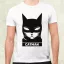Catman fekete férfi póló