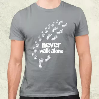 Never walk alone férfi póló