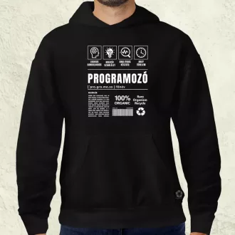 Programozó összetevői fehér férfi pulóver