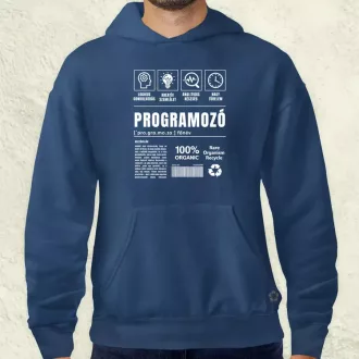 Programozó összetevői fehér férfi pulóver