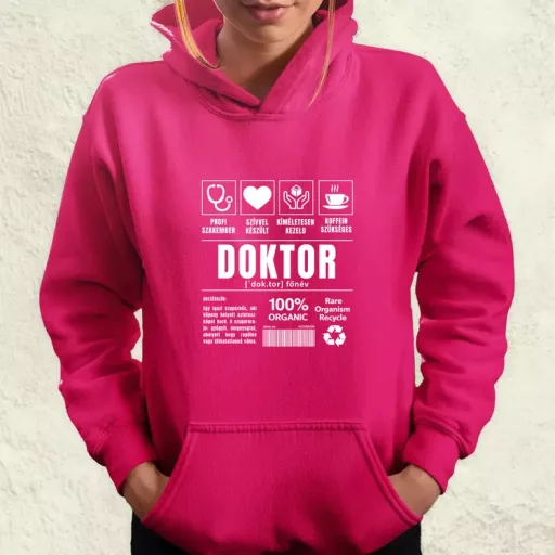 Doktor összetevői fehér női pulóver