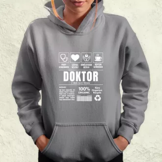 Doktor összetevői fehér női pulóver