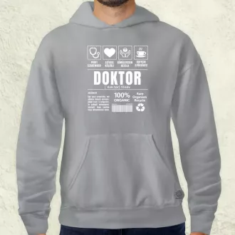 Doktor összetevői fehér férfi pulóver