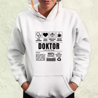 Doktor összetevői fekete női pulóver