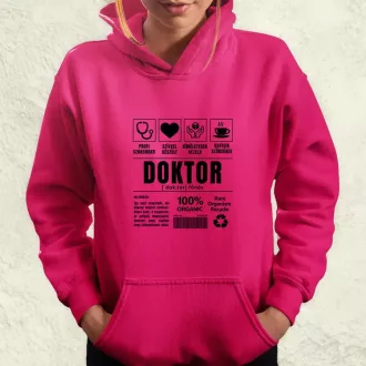 Doktor összetevői fekete női pulóver