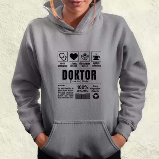Doktor összetevői fekete női pulóver