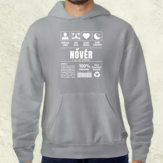 Nővér összetevői fehér férfi pulóver