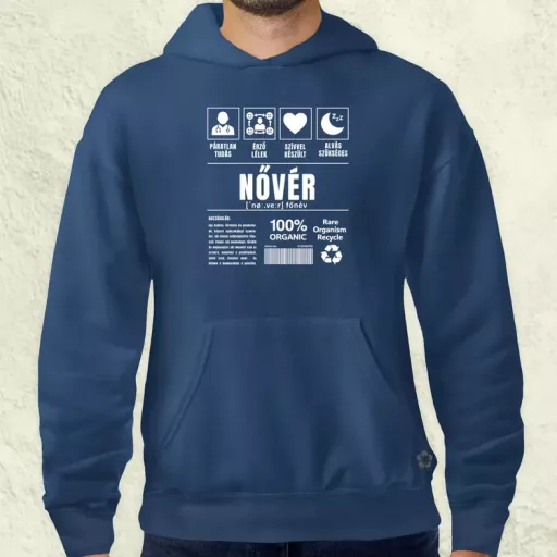 Nővér összetevői fehér férfi pulóver