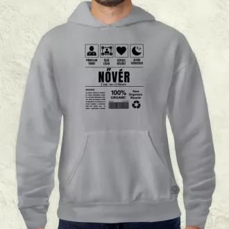 Nővér összetevői fekete férfi pulóver