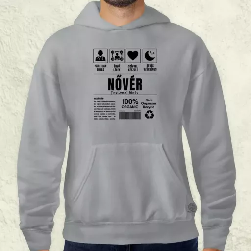 Nővér összetevői fekete férfi pulóver
