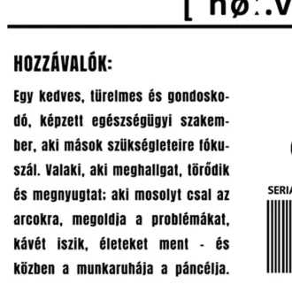 Nővér összetevői fekete férfi póló