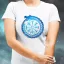 Jormungandr Vegvisir rúna női póló