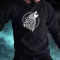 Rúna Fenrir fehér férfi pulóver