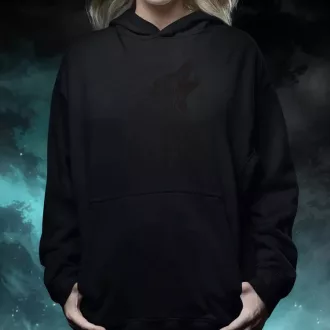 Rúna Fenrir fekete női pulóver