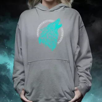 Rúna Fenrir türkiz női pulóver