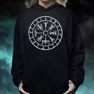 Vegvísir fehér női pulóver
