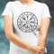 Vegvísir fekete női póló